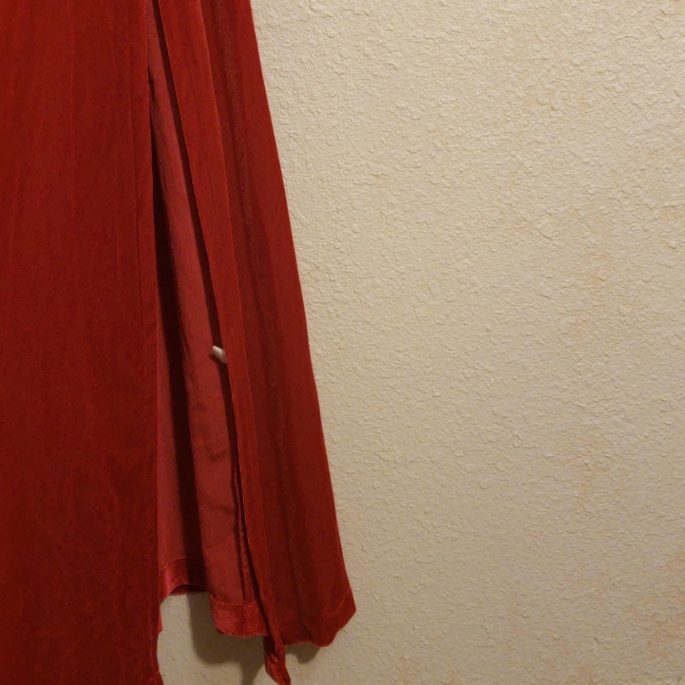 Lane Bryant Intimates Red Long Dress - Picture 5 of 7